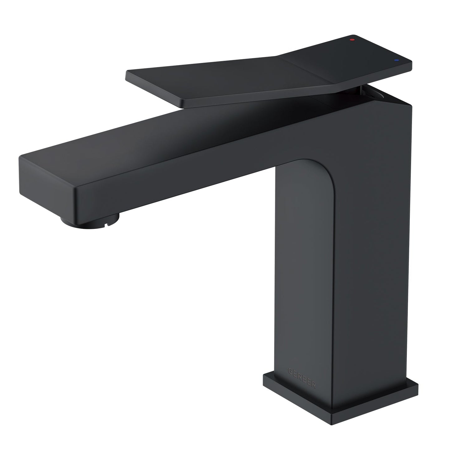 Gerber D225019 Avian 1H Lavatory Faucet Single Hole Mount w/ Metal Touch Down Drain 1.2gpm - Satin Black
