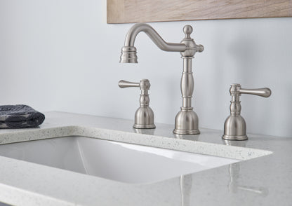 Gerber D303257 Opulence 2H Widespread Lavatory Faucet w/ Metal Touch Down Drain 1.2gpm Brushed Nickel - Brushed Nickel