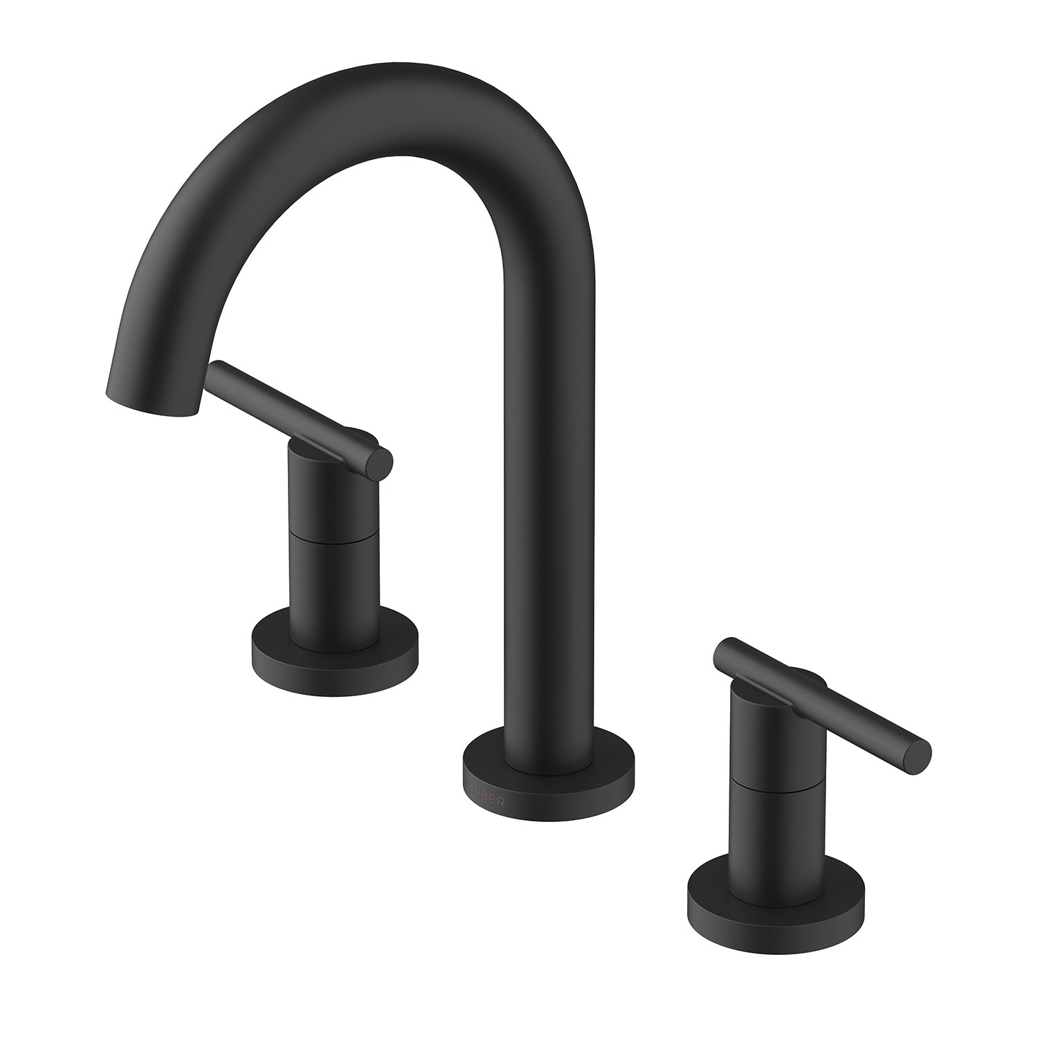Gerber D303658 Parma Trim Line 2H Widespread Lavatory Faucet w/ Metal Touch Down Drain 1.2gpm - Satin Black