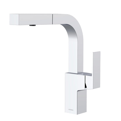 Gerber D404562 Mid-Town Trim Line 1H Pull-Out Kitchen Faucet w/ SnapBack Retraction 1.75gpm Chrome - Chrome