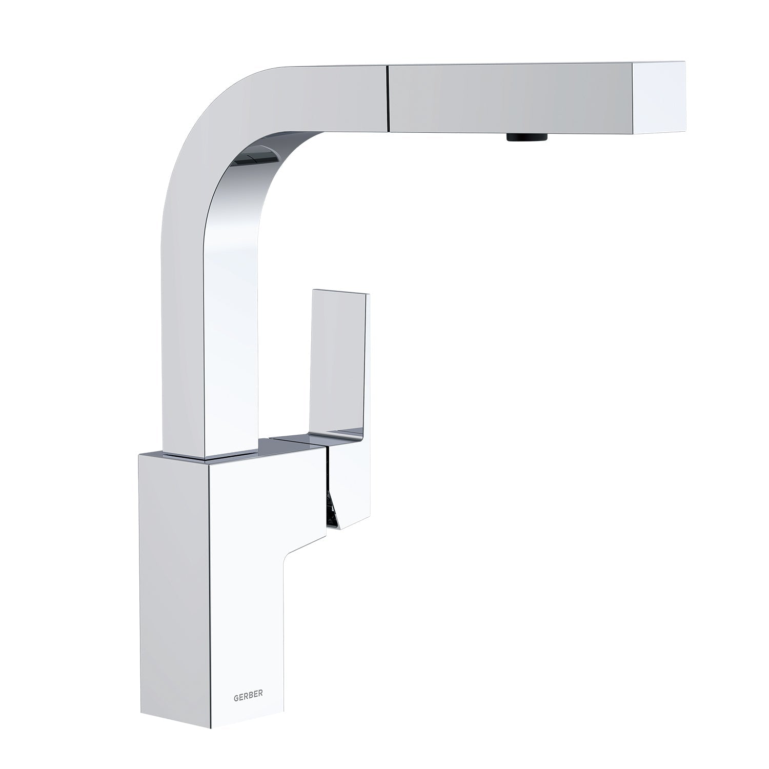 Gerber D404562 Mid-Town Trim Line 1H Pull-Out Kitchen Faucet w/ SnapBack Retraction 1.75gpm Chrome - Chrome