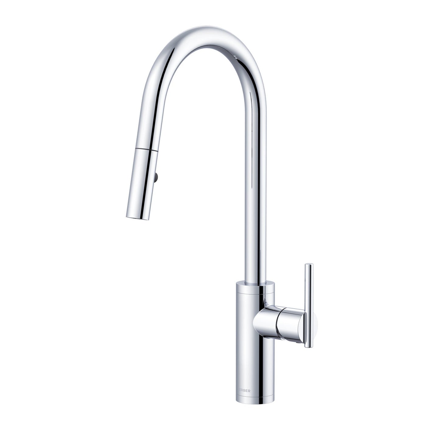 Gerber D454058 Parma Cafe Pull-Down Kitchen Faucet w/ SnapBack Retraction 1.75gpm - Chrome