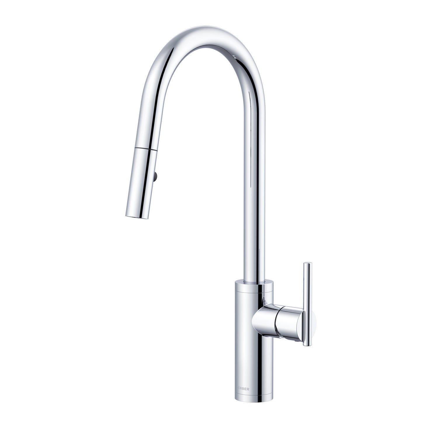 Gerber D454058 Parma Cafe Pull-Down Kitchen Faucet w/ SnapBack Retraction 1.75gpm - Chrome