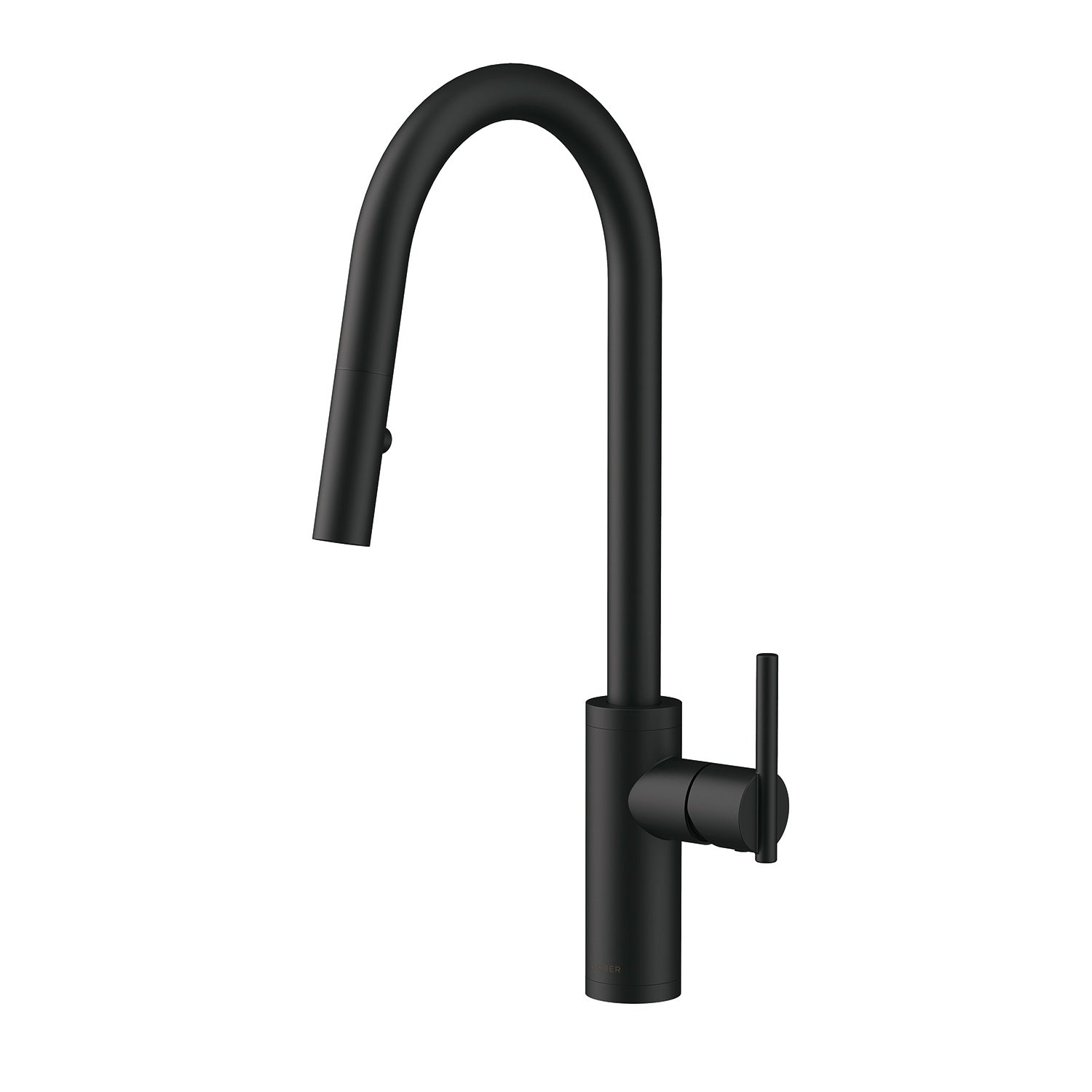 Gerber D454058 Parma Cafe Pull-Down Kitchen Faucet w/ SnapBack Retraction 1.75gpm - Satin Black