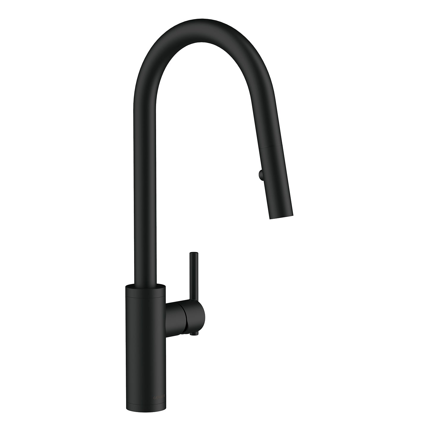 Gerber D454058 Parma Cafe Pull-Down Kitchen Faucet w/ SnapBack Retraction 1.75gpm - Satin Black