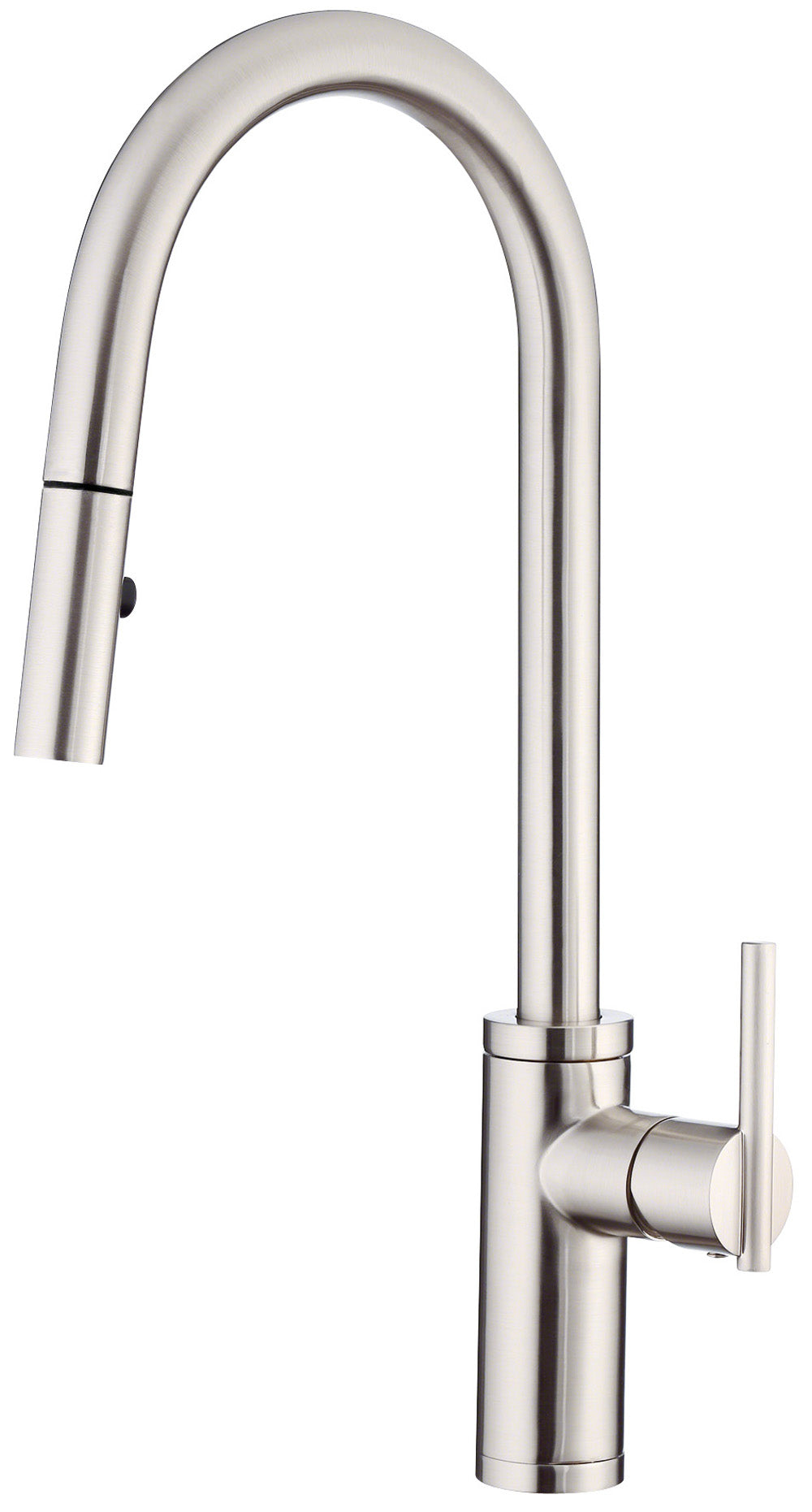 Gerber D454058 Parma Cafe Pull-Down Kitchen Faucet w/ SnapBack Retraction 1.75gpm - Stainless Steel