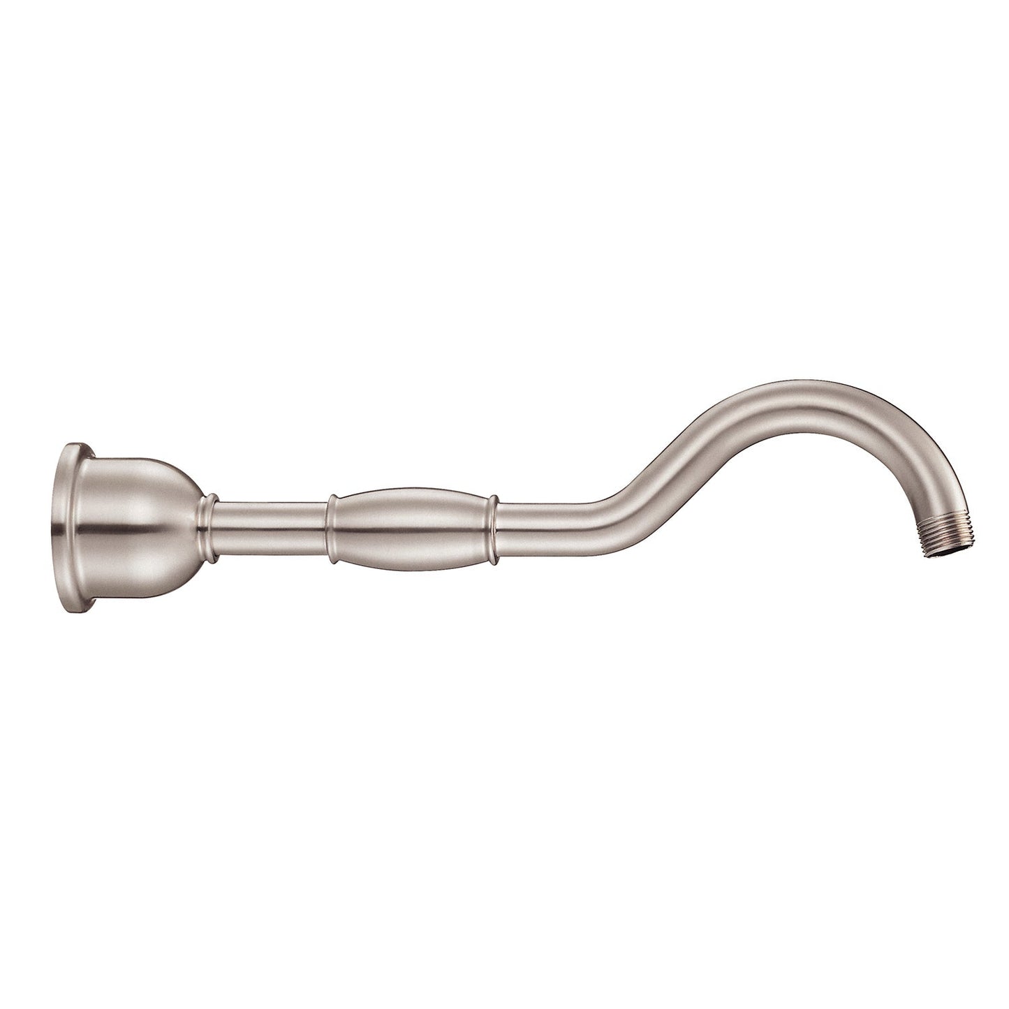 Gerber D481376 12" Showerarm w/ Escutcheon Brushed Nickel - Brushed Nickel