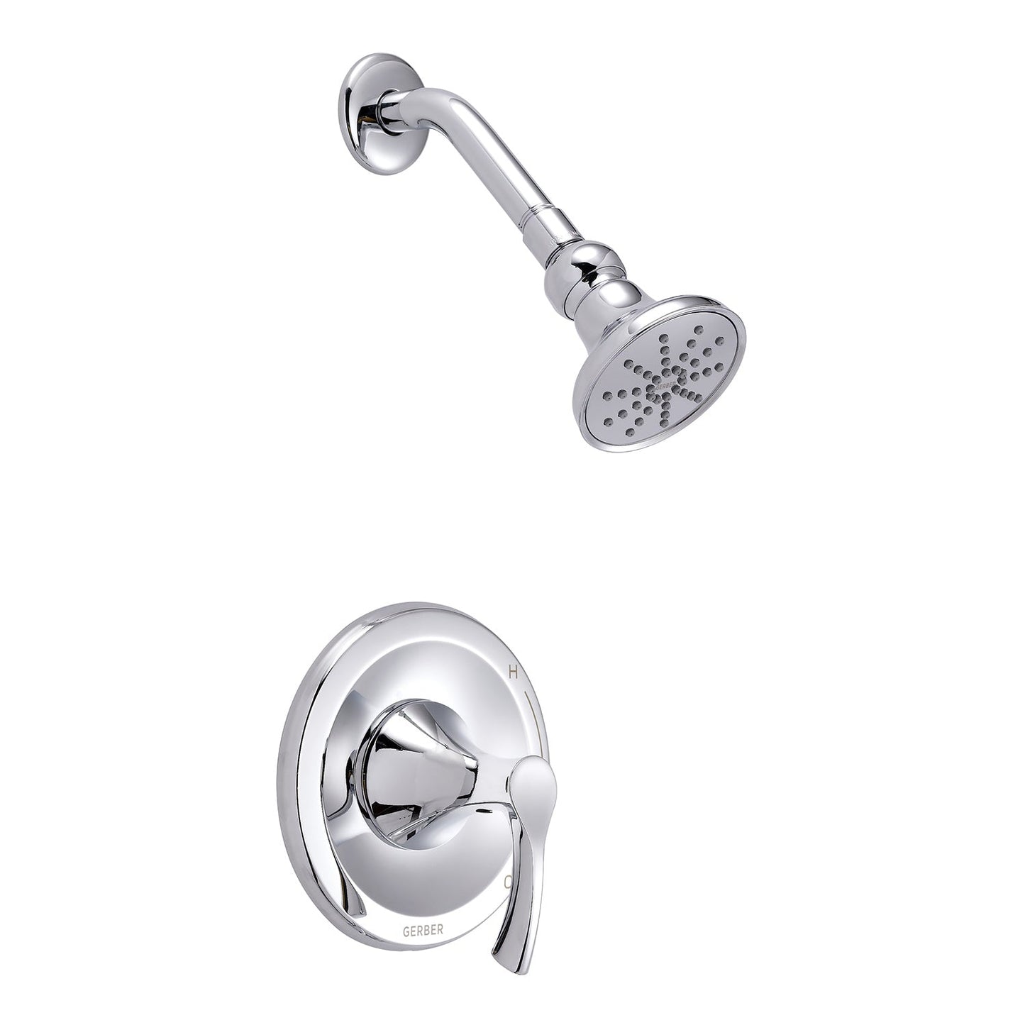 Gerber D501522TC Antioch 1H Shower Only Trim Kit & Treysta Cartridge 1.75gpm Chrome - Chrome