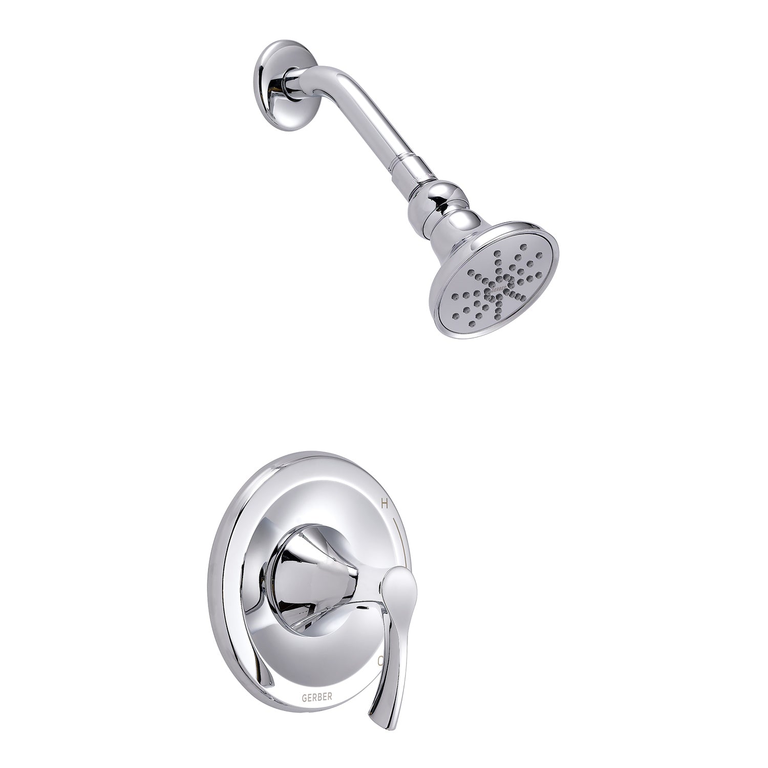 Gerber D501522TC Antioch 1H Shower Only Trim Kit & Treysta Cartridge 1.75gpm Chrome - Chrome