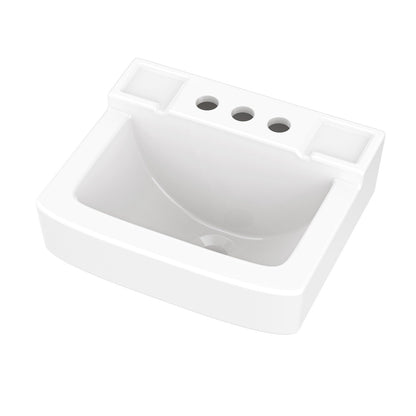 Gerber G0012354 West Point Wall Hung Lav 14x12 4"CC White - White
