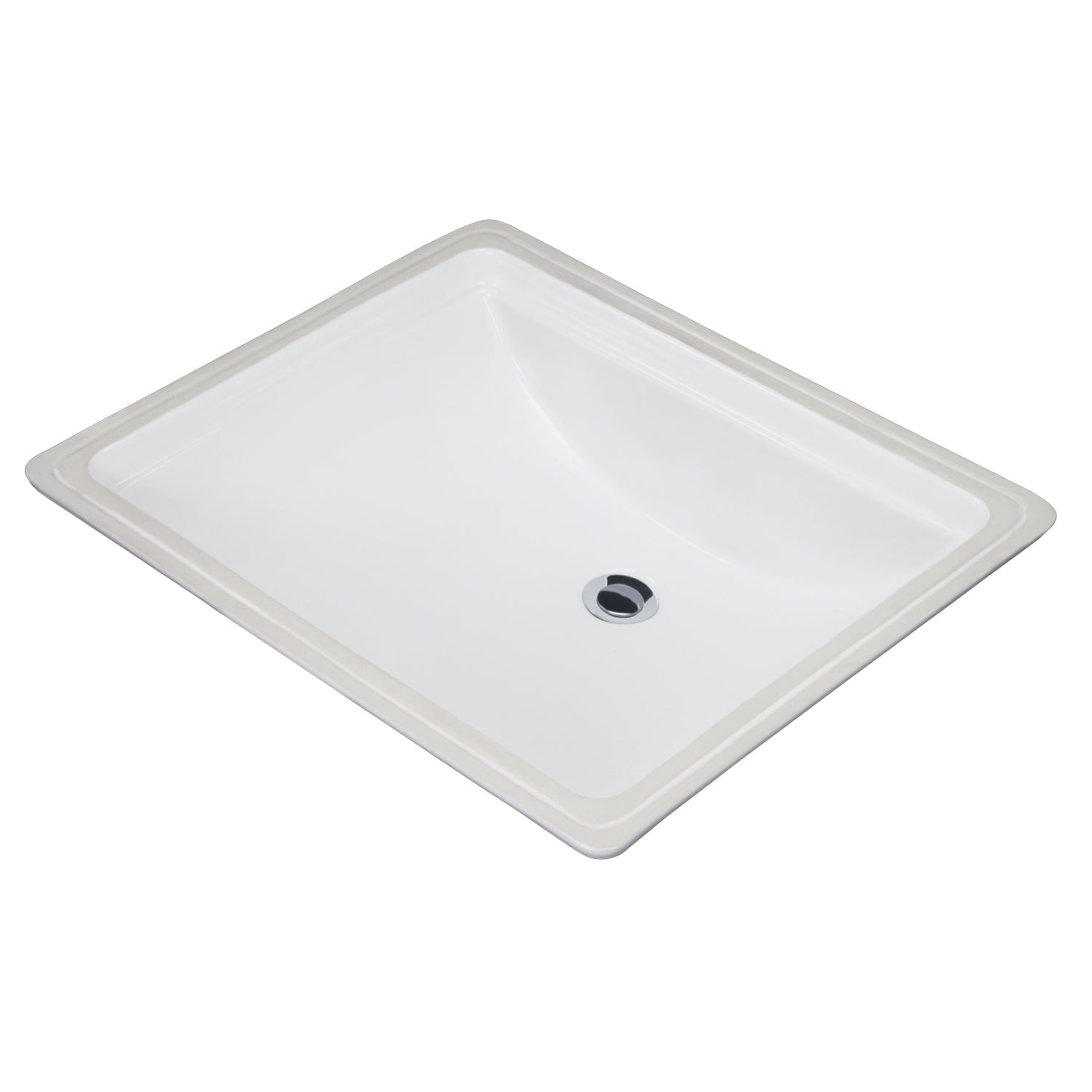 Gerber G0012765 Logan Square Petite Undercounter Lav 18.75"x14.75" White - White