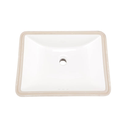 Gerber G0012765 Logan Square Petite Undercounter Lav 18.75"x14.75" White - White