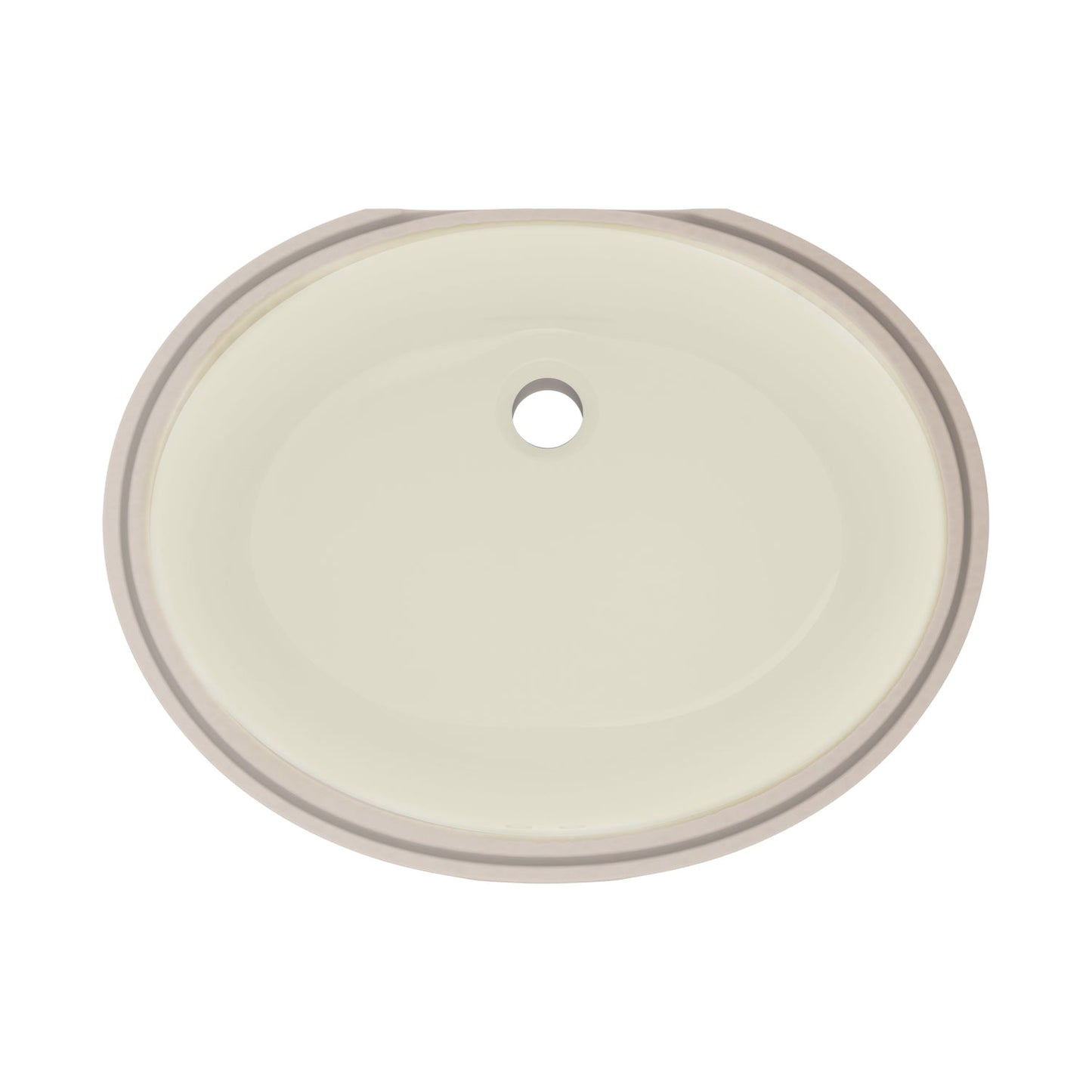 Gerber G0012780 Luxoval Undercounter Lav 19.25"X15.75" - Biscuit
