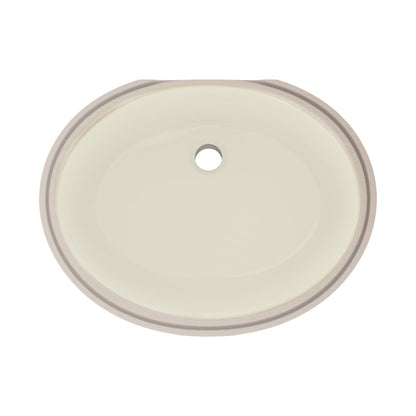 Gerber G0012780 Luxoval Undercounter Lav 19.25"X15.75" - Biscuit