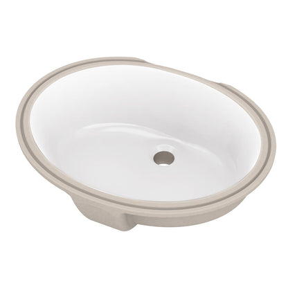 Gerber G0012780 Luxoval Undercounter Lav 19.25"X15.75" - White
