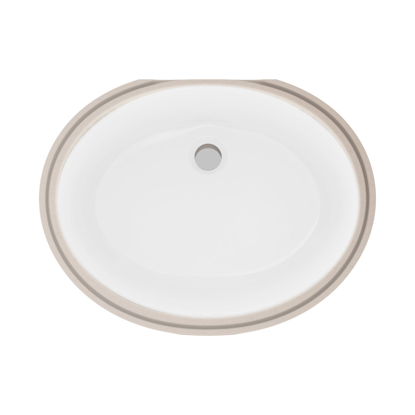 Gerber G0012780 Luxoval Undercounter Lav 19.25"X15.75" - White