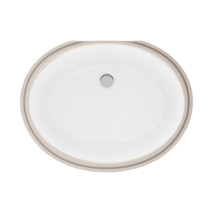 Gerber G0012780 Luxoval Undercounter Lav 19.25"X15.75" - White