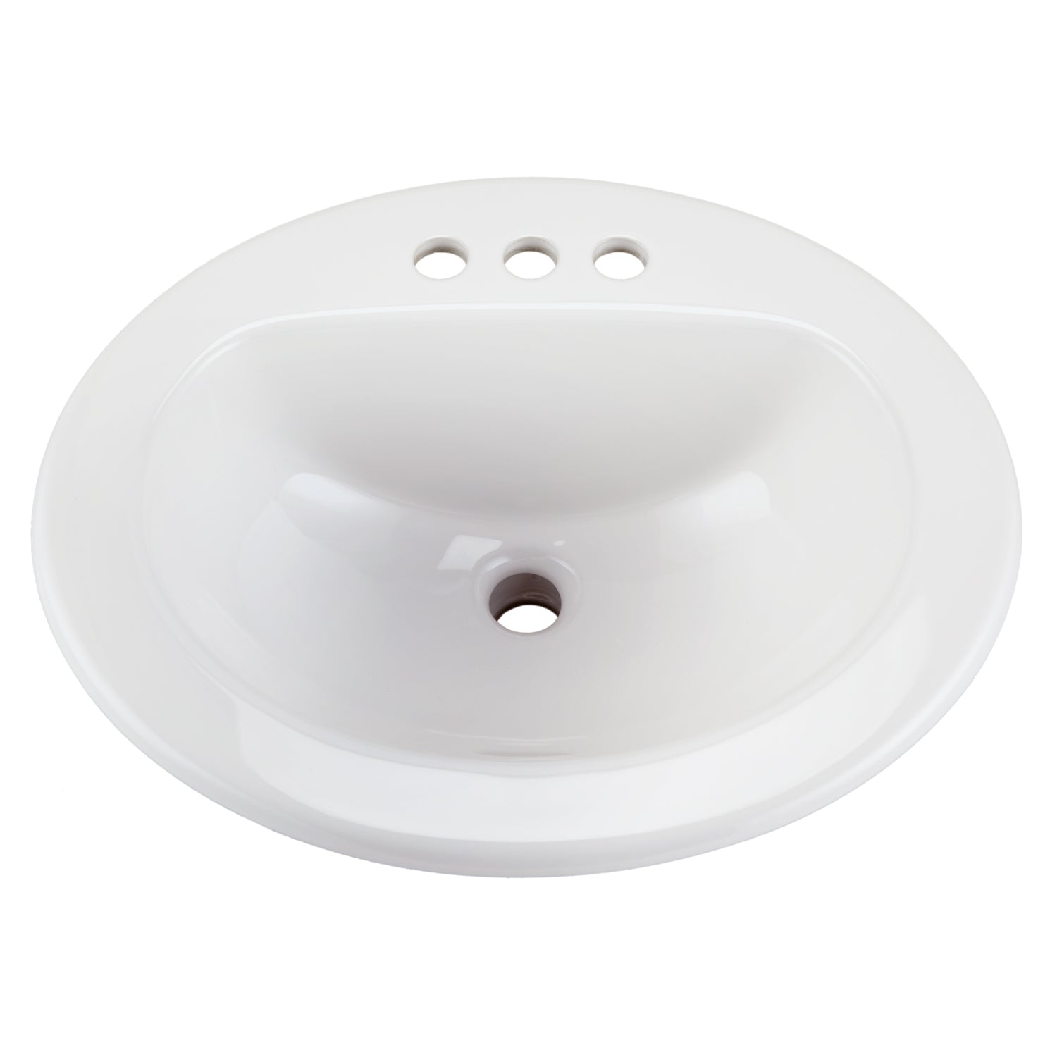 Gerber G0012834CH Maxwell S-Rim Lav 20"X17"Oval 4"CC in Trapezoid Carton White - White