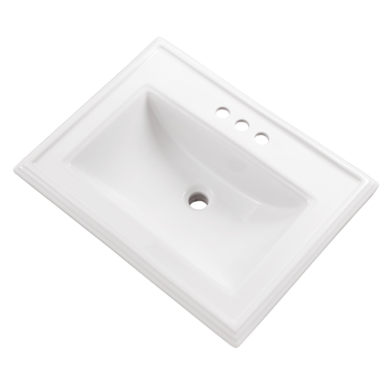 Gerber G0012875 Logan Square S-Rim Lav 23.63"x18.13" 4"CC White - White