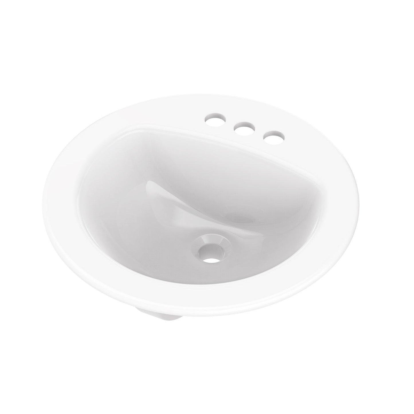 Gerber G0012884CH Maxwell S-Rim Lav 19" Round 4"CC in Trapezoid Carton White - White
