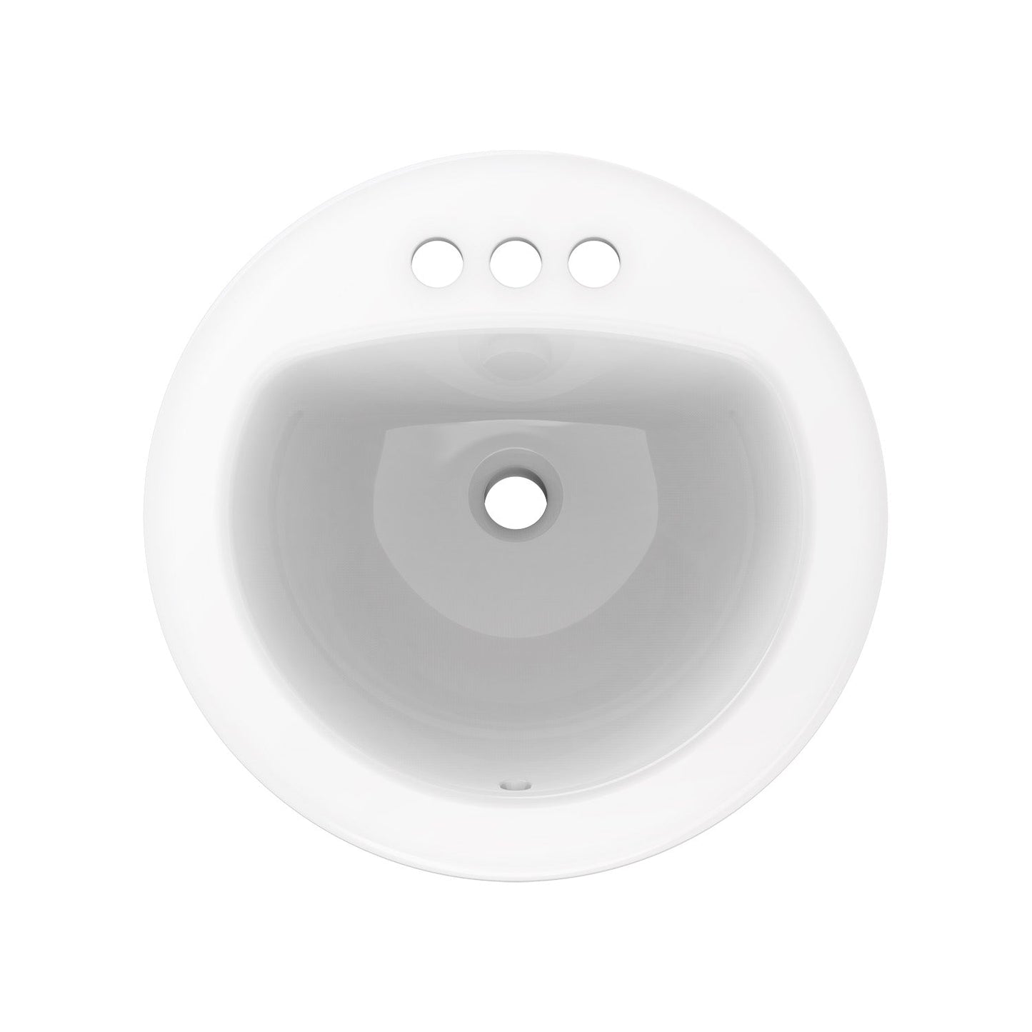 Gerber G0012884CH Maxwell S-Rim Lav 19" Round 4"CC in Trapezoid Carton White - White
