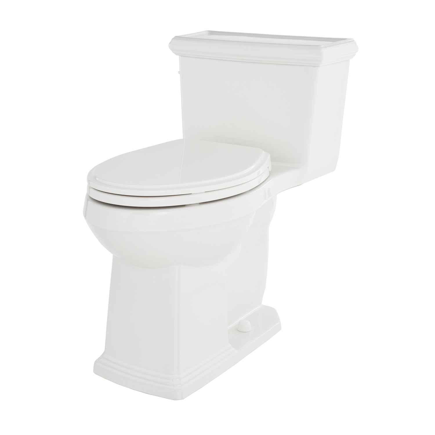 Gerber G0021020 Logan Square 1.28gpf 1pc ADA Elongated Simple CT Toilet 12" Rough-In White - White