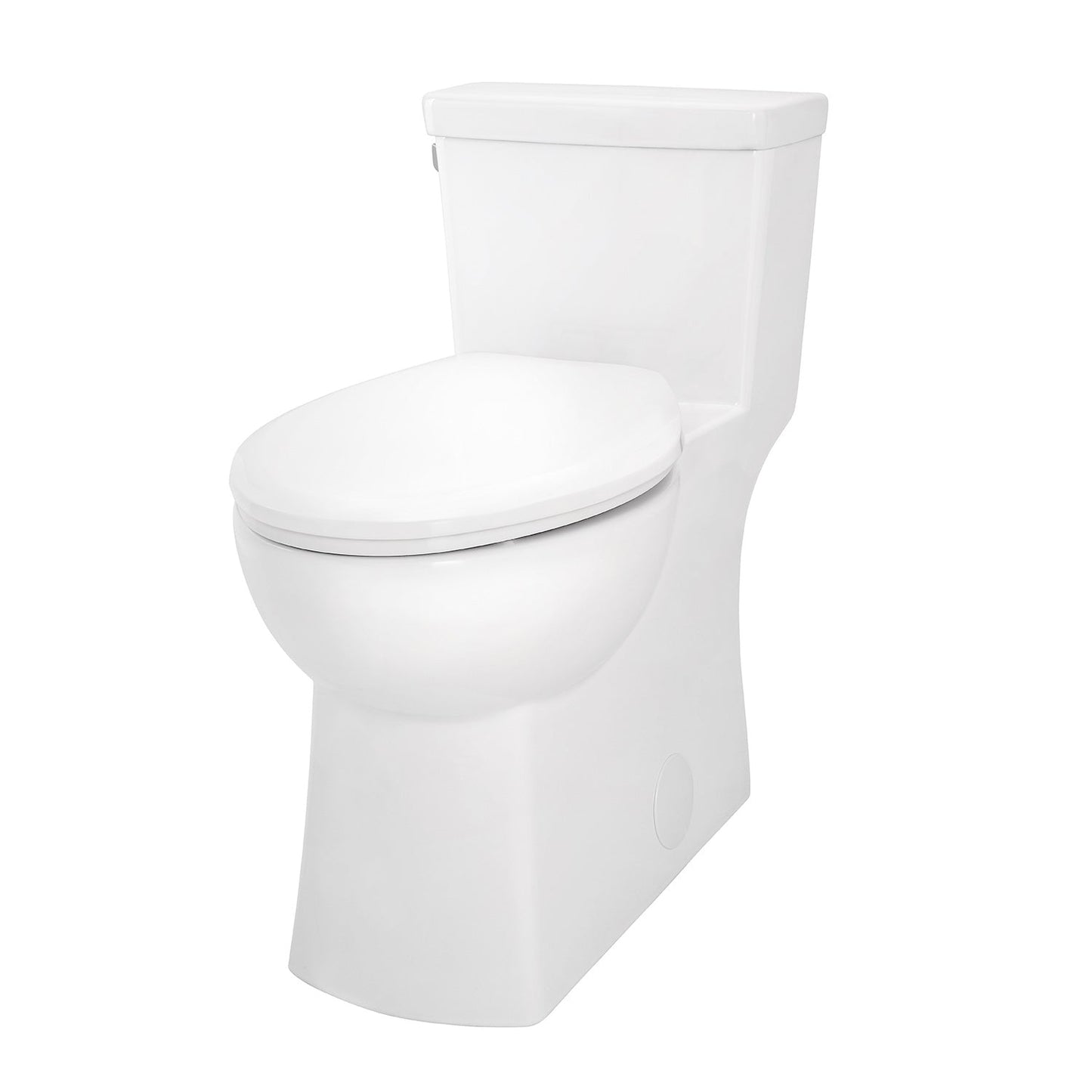Gerber G0021187CT Burr Ridge 1.28gpf ADA EL 1pc CT Toilet 12" Rough-In White - White