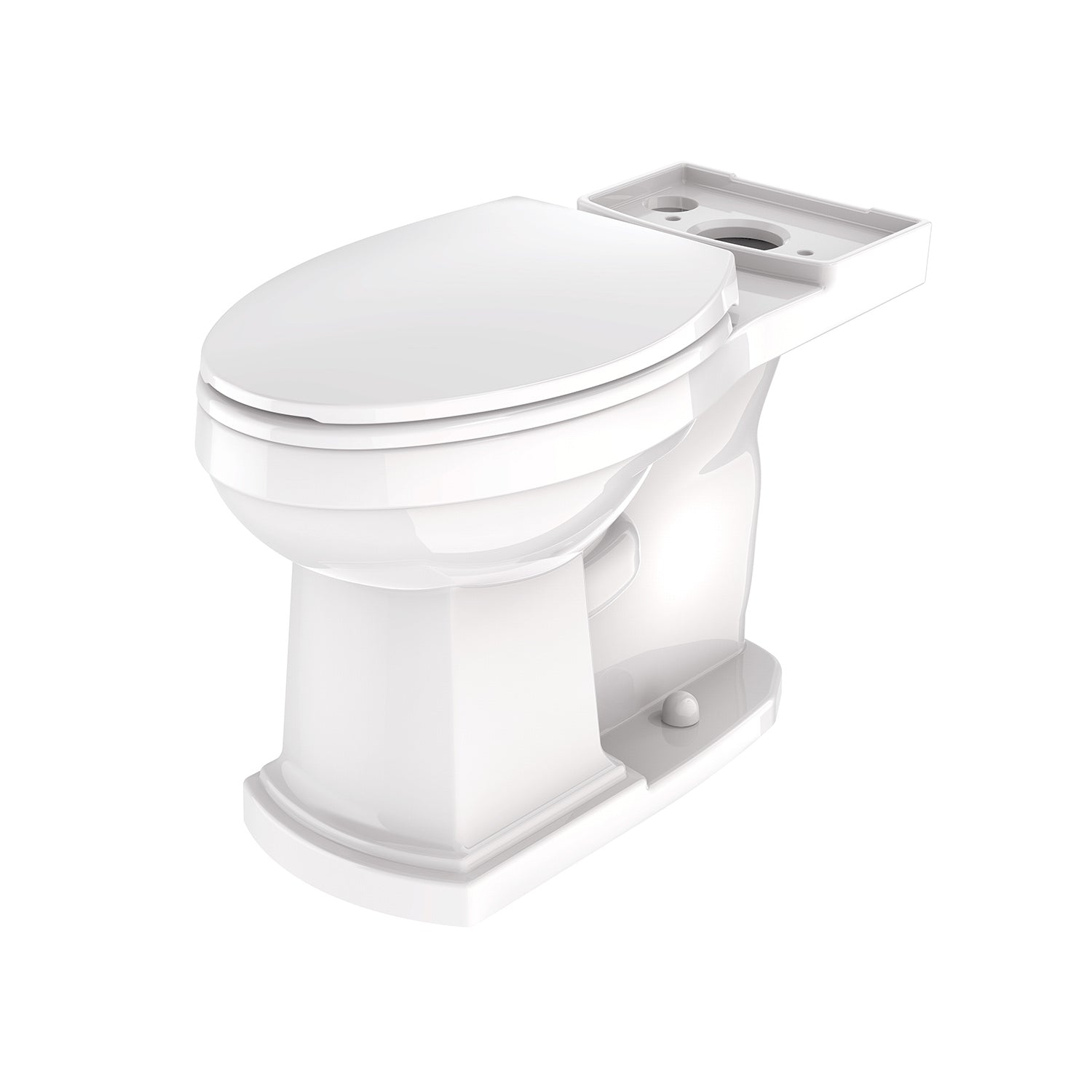 Gerber G0021191 Hinsdale 1.28gpf ADA Elongated Simple CT Bowl White - White