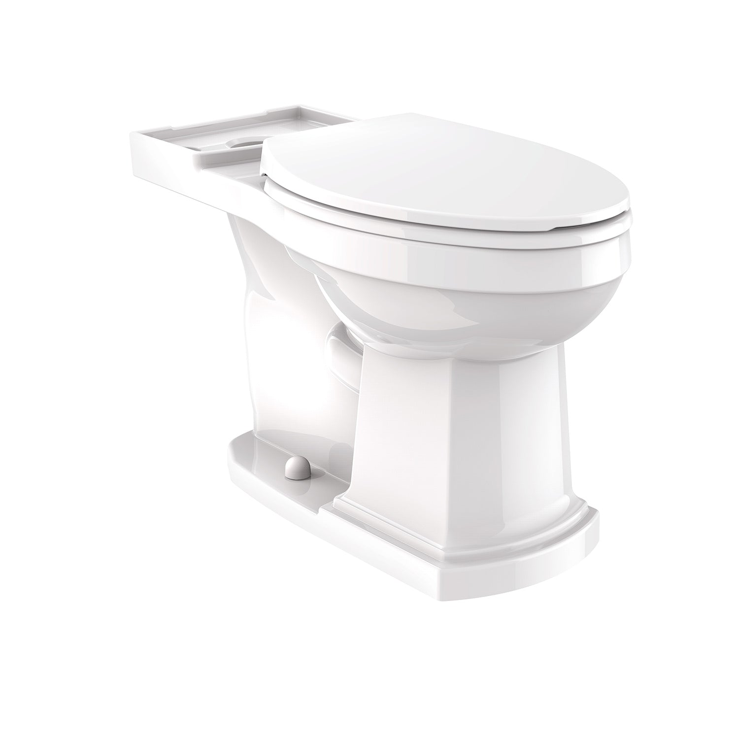 Gerber G0021191 Hinsdale 1.28gpf ADA Elongated Simple CT Bowl White - White