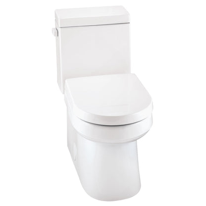 Gerber G0021221 Wicker Park 1.28gpf One Piece Toilet ADA Elongated White - White