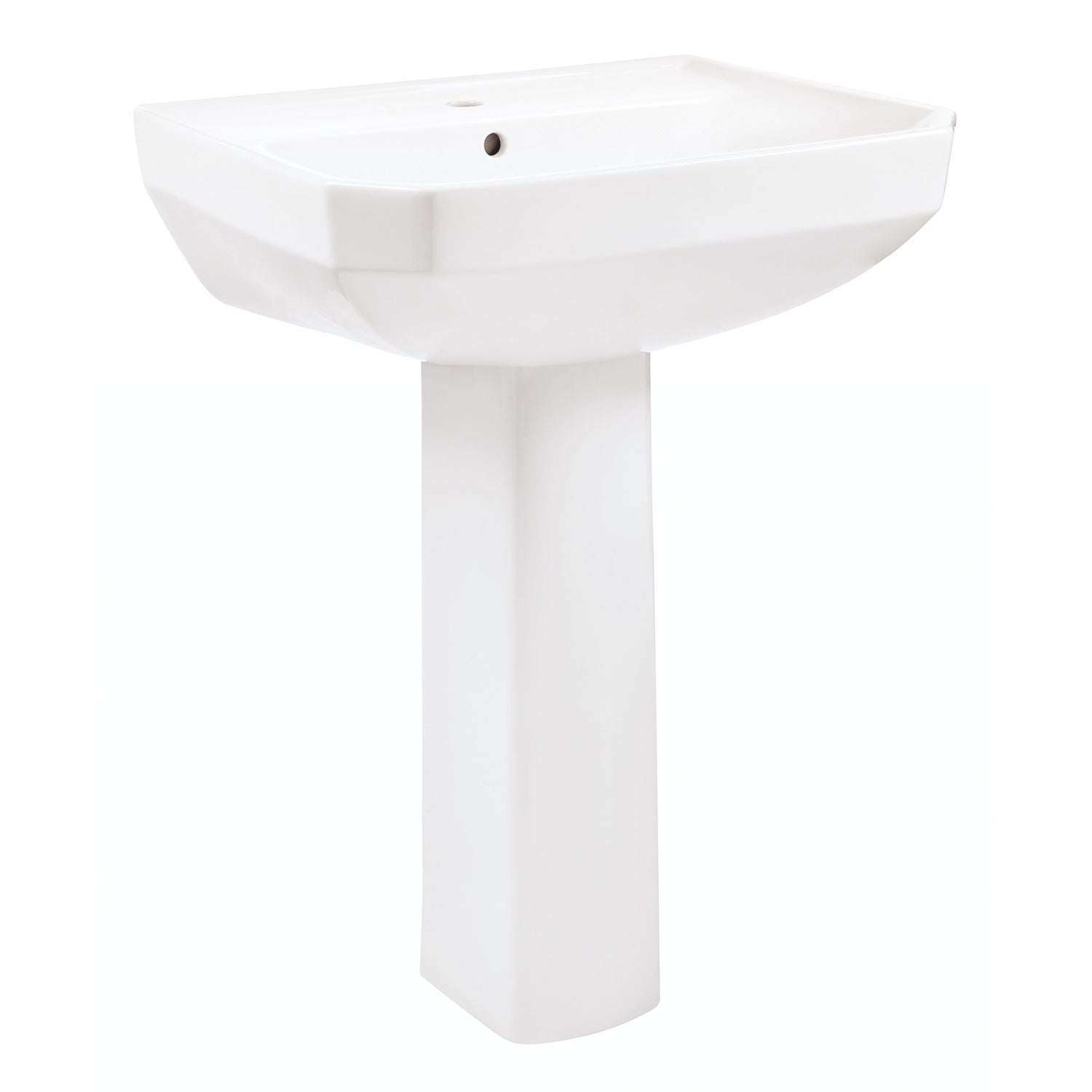Gerber G0023562 Viper Standard Single Hole Ped Lav Combo: G0013562 Lav w/ G0029834 Ped White - White