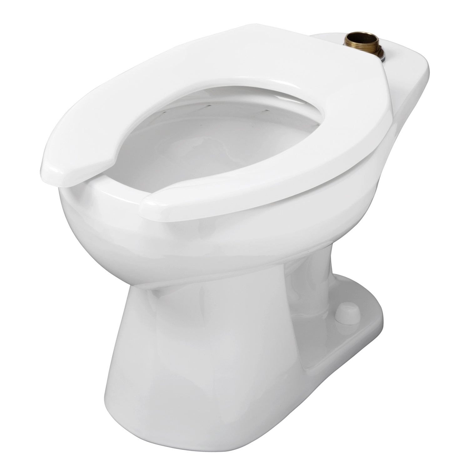 Gerber G0025820 1.1/1.28/1.6gpf Round Front Floor Mounted Top Spud Bowl 1-1/2" Spud 10" Rough-In White - White