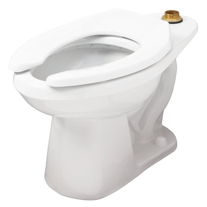 Gerber G0025833 North Point 1.1/1.28/1.6gpf Elongated Floor Mounted Top Spud Bowl 10" Rough-In White - White