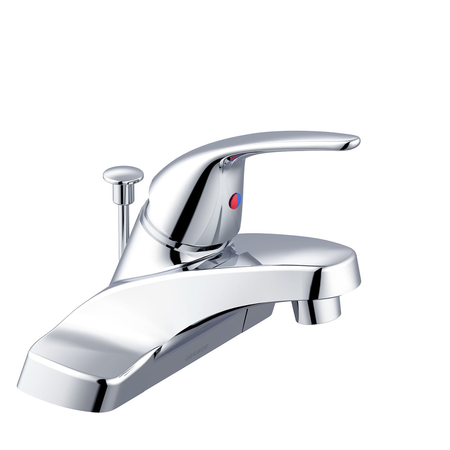 Gerber G0040115W Maxwell SE 1H Lavatory Faucet w/ Metal Pop-Up Drain 1.2gpm Chrome - Chrome