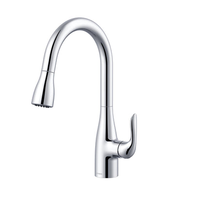 Gerber G0040164 Viper 1H Pull-Down Kitchen Faucet w/ Deck Plate 1.75gpm - Chrome