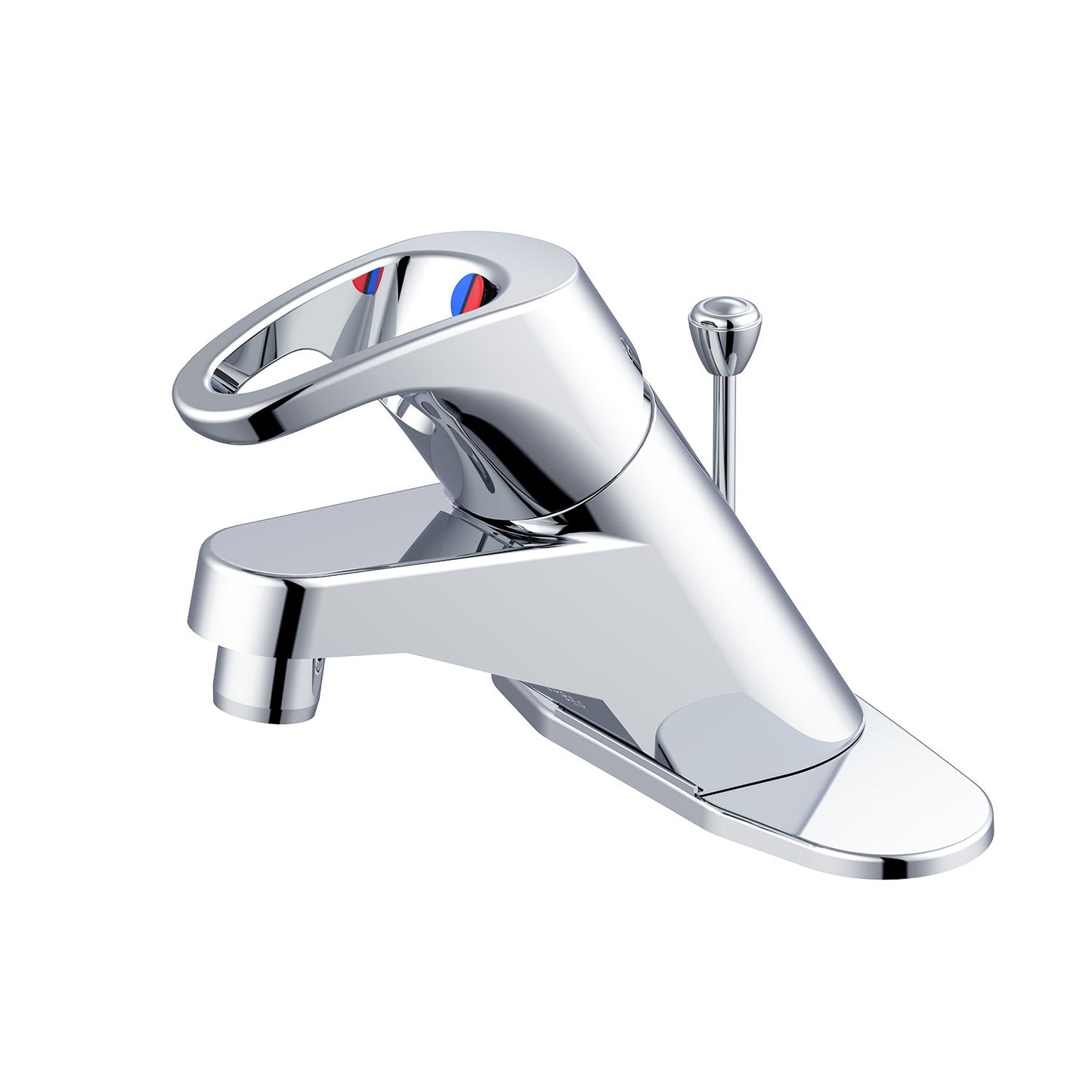 Gerber G0040524 Gerber Hardwater 1H Lavatory Faucet w/ Metal Pop-Up Drain 1.2gpm Chrome - Chrome