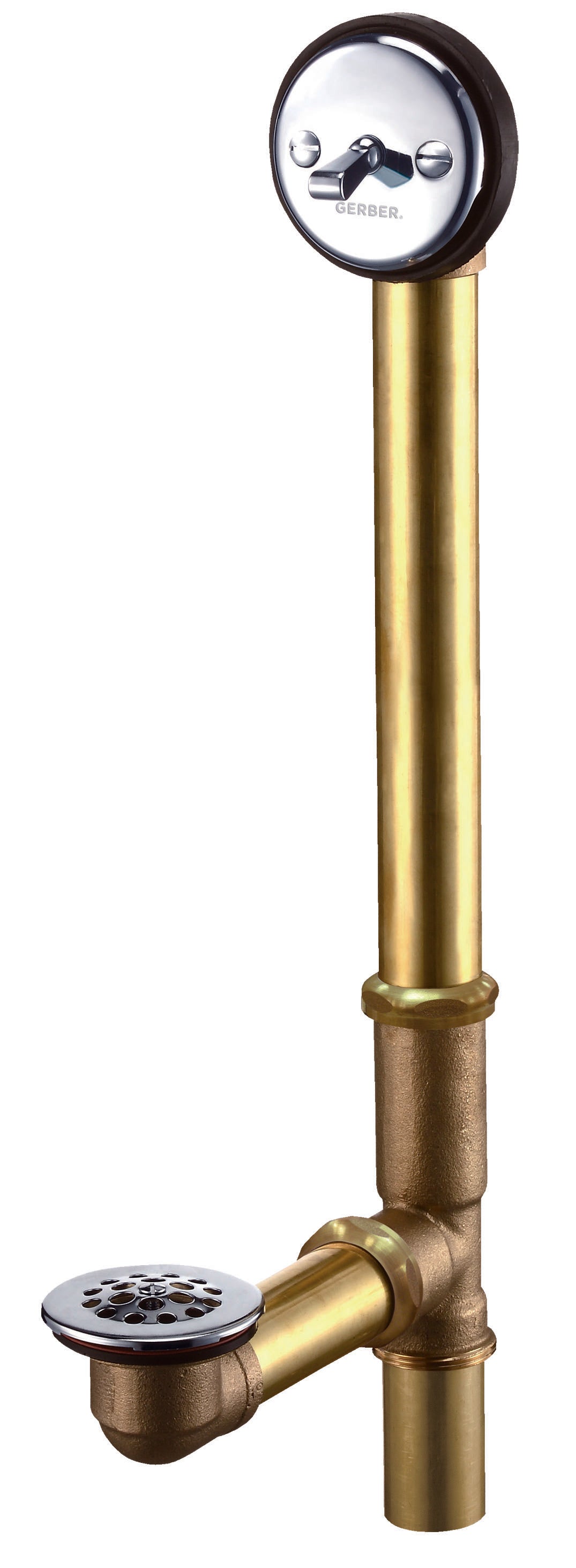 Gerber G0041213 Maxwell SE Trip Lever Drain for Roman Tub Chrome - Chrome