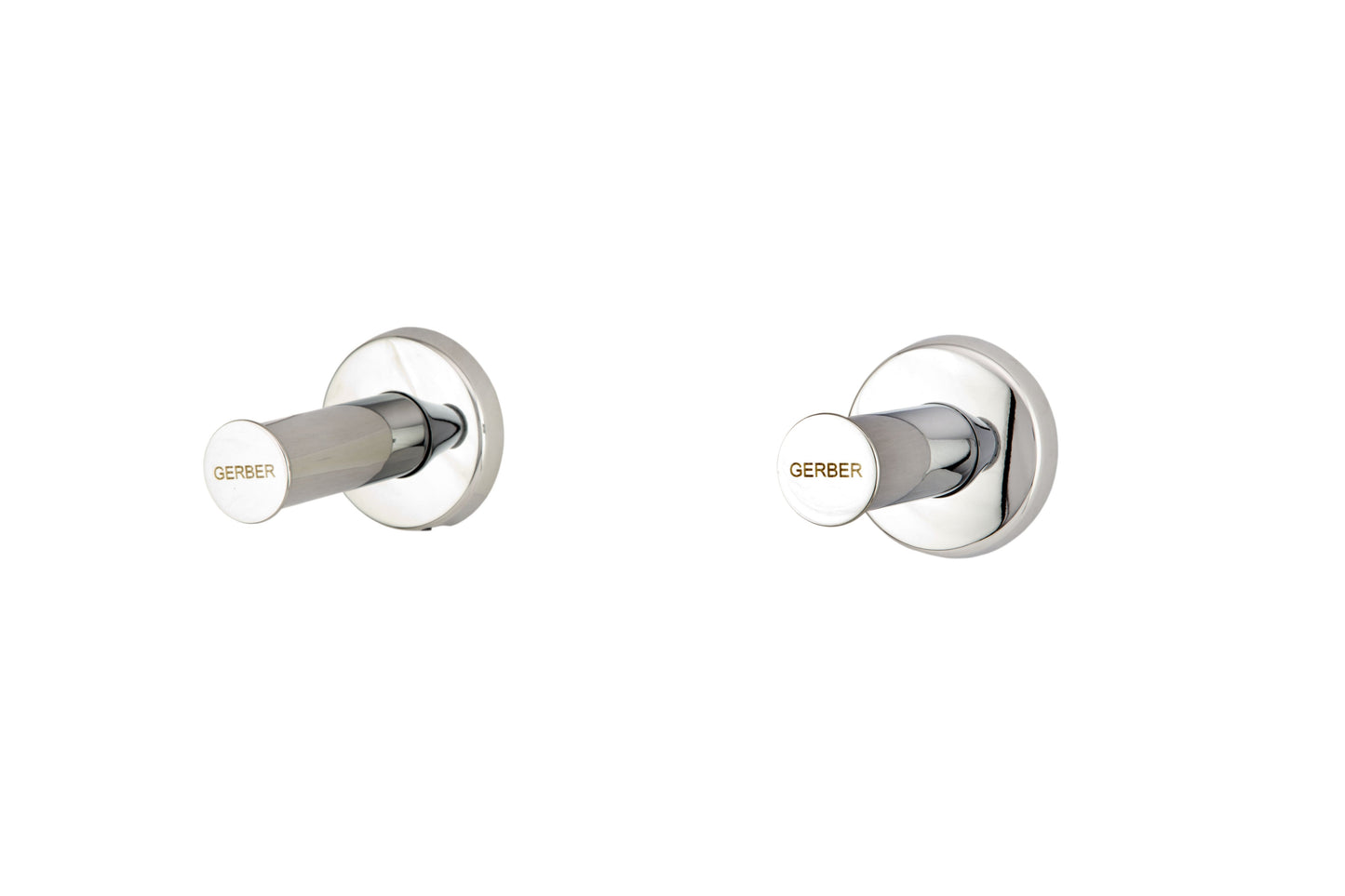 Gerber G004787183 Gerber Classics 2H Straight Pattern Trim & Compression Valve w/ 3/4" Sweat Connections Less Handles Chrome - Chrome