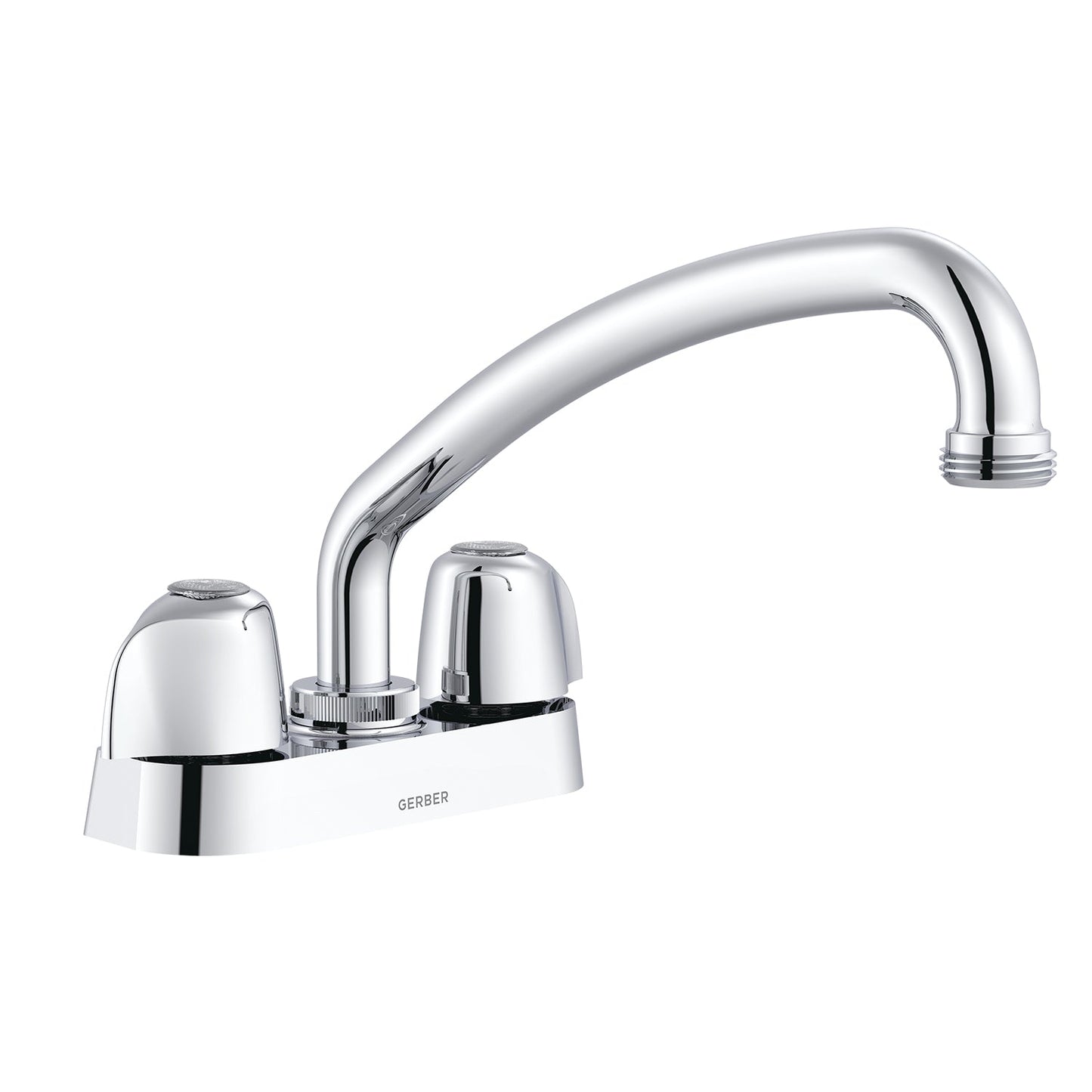 Gerber G0049234 Gerber Classics Laundry Faucet with 8" Spout Hose Connection 2.2gpm Chrome - Chrome