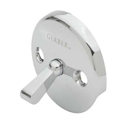 Gerber G0097130 Face Plate for Pop-Up and Trip Lever Bath Drain Chrome - Chrome