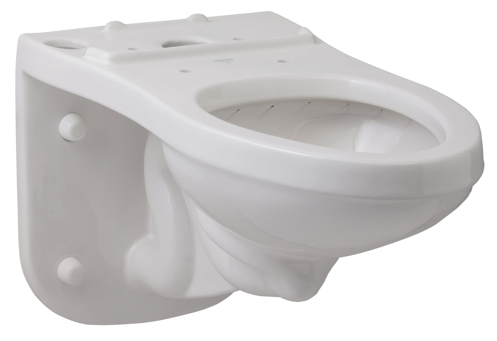 Gerber GHE21370 Ultra Flush 1.0/1.28/1.6gpf Wall Hung Back Outlet Elongated Bowl White - White