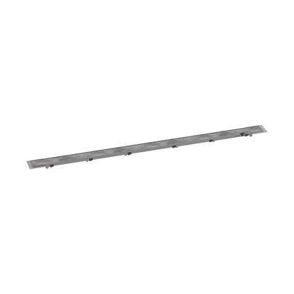 hansgrohe RainDrain Rock Trim Flex 47 1/4" Cut to Size and Tileable