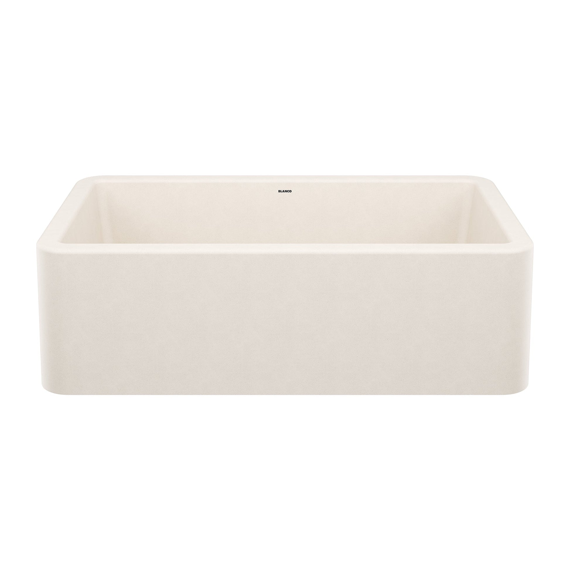 BLANCO 443077 Ikon 33" Apron Single Bowl Farmhouse Sink - Soft White