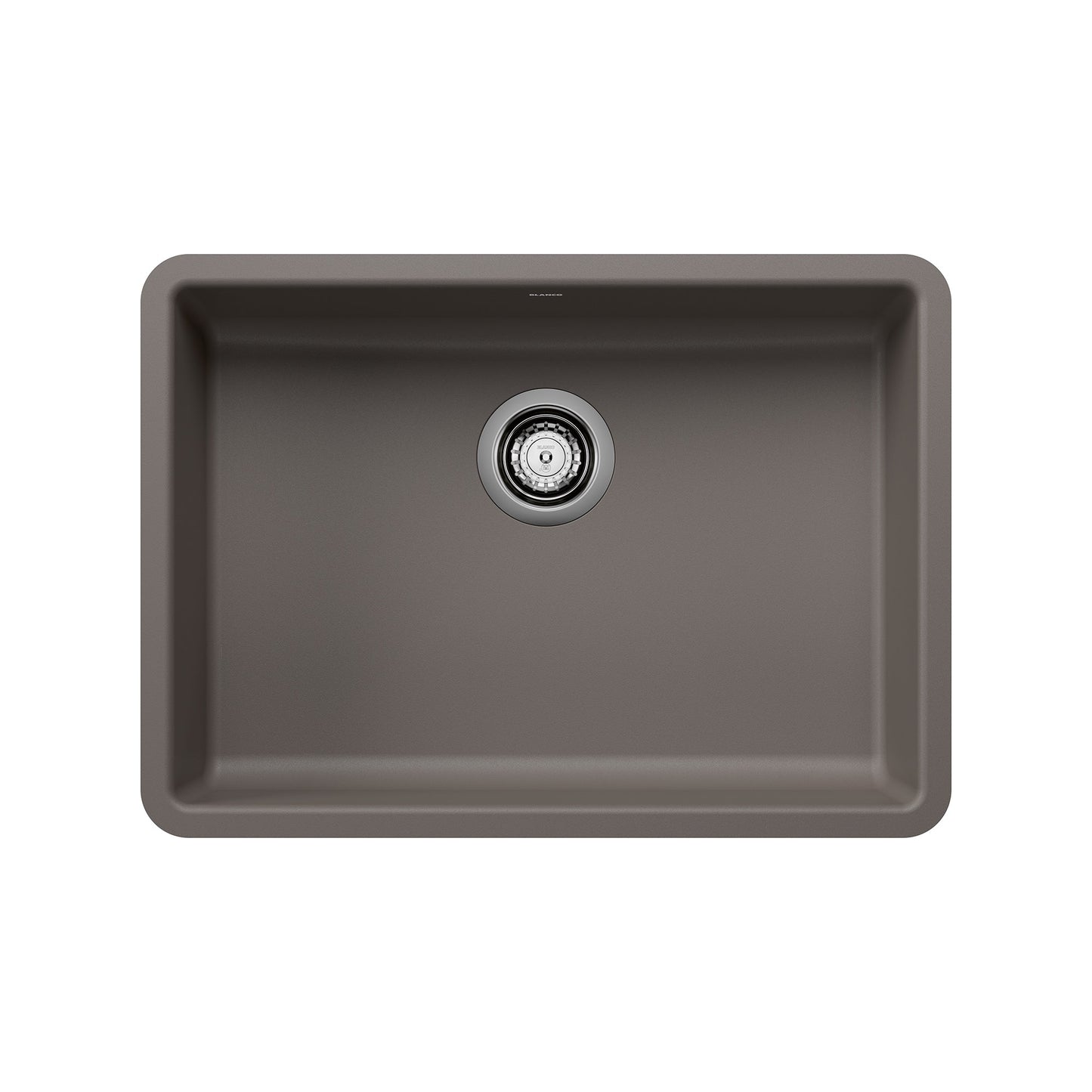 BLANCO 443119 Precis 25" ADA Single Bowl Kitchen Sink - Volcano Gray