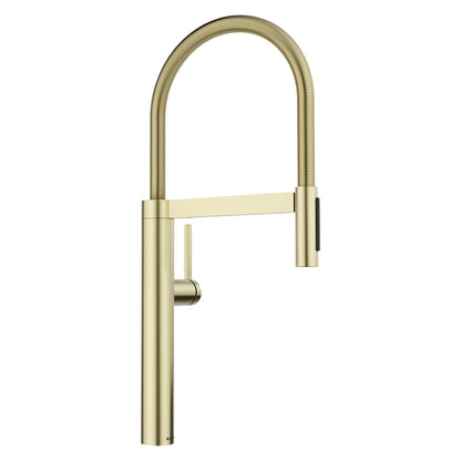 BLANCO Culina II Semi-Pro Pull-Down Dual-Spray Kitchen Faucet - Satin Gold