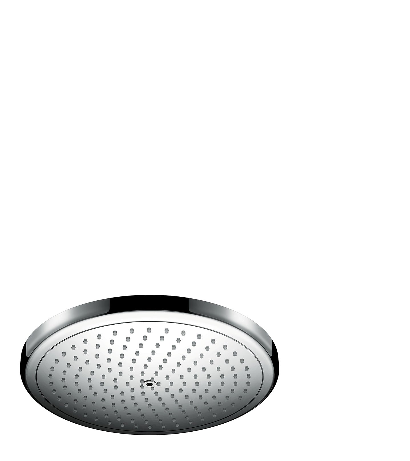 Hansgrohe 26217001 Croma 1.8 GPM Single Function Rain Shower Head with Quick Clean and Eco Right Technologies in Chrome