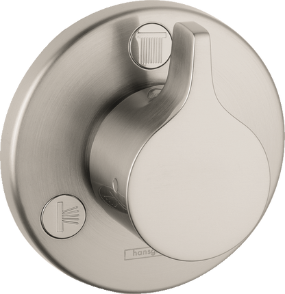 Hansgrohe 04354000 S/E Trio/Quattro Diverter Trim - Less Valve in Chrome