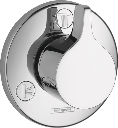 Hansgrohe 04354000 S/E Trio/Quattro Diverter Trim - Less Valve in Chrome