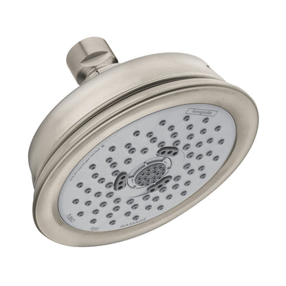 hansgrohe Croma 100 Classic Showerhead 3-Jet, 2.5 GPM