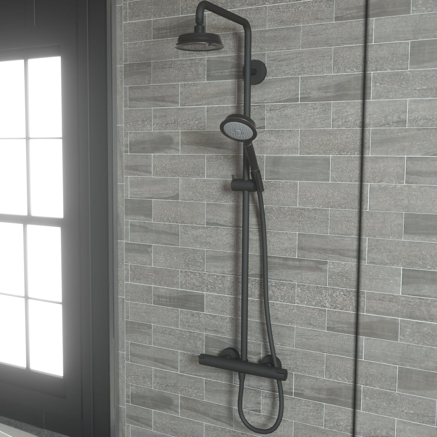 hansgrohe Croma 100 Classic Showerhead 3-Jet, 2.5 GPM
